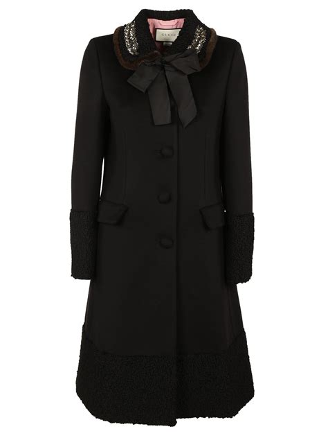 gucci coat black